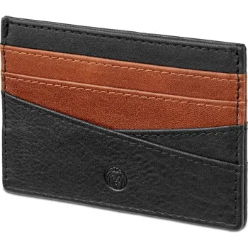 Obal na doklad Černé kožené RFID pouzdro na karty Lacey - Lucleon