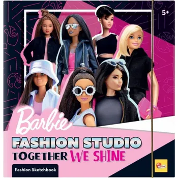 Panenka Lisciani LISCIANI BARBIE SKIC KNIHA SPOLEČNĚ FASHION STUDIO