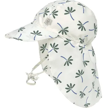 Čepice LÄSSIG Sun Protection Flap Hat Palms Nature Obvod hlavy: 46/49 cm