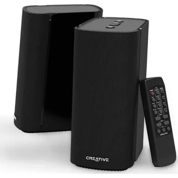 Audio Creative T100 Bluetooth aktivní 2.0 reproduktory s optickým vstupem, Hi-Fi , DO, kompaktní, černé