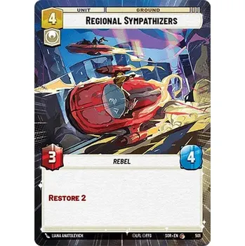 Sběratelská karetní hra Regional Sympathizers 501 - Spark of Rebellion Extras Typ karty: Standard