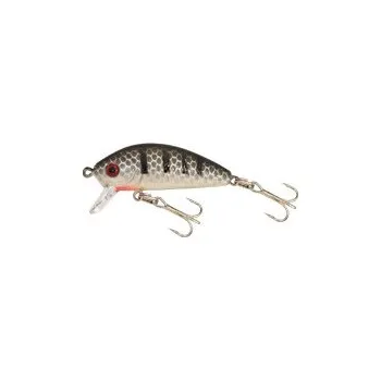 Umělá nástraha KAMASAKI - Wobler PERCH-2 4cm/5,5g BLACK STRIPE SILVER