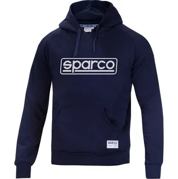 Pánská mikina Sparco Mikina Hoodie Frame Modrá XL Pánské