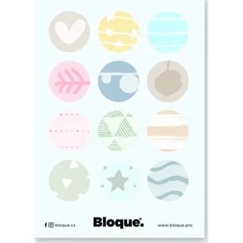 Hračka pro nejmenší Bloque. Samolepky / Dopisy mému dítěti