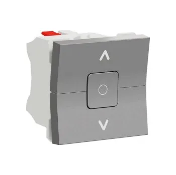 vypínač Schneider Electric Nová Unica žaluziový spínač aluminium NU320830