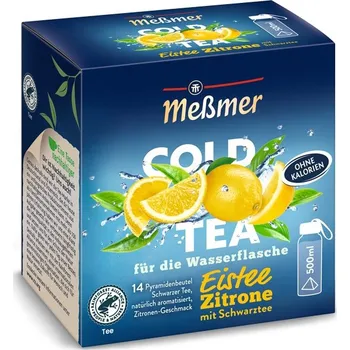 MESSMER LEDOVÝ ČERNÝ ČAJ COLD TEA CITRON 38,5g NĚMECKO!