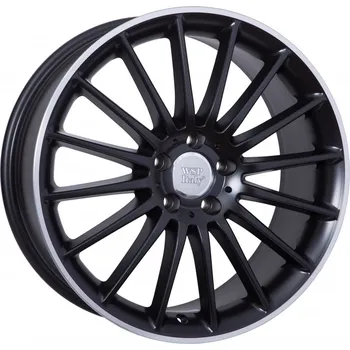 Plechové kolo WSP Disk SHANGHAI 66.60 45.00 Dull Black R Polished 5X112 Mercedes 8.0 19.0