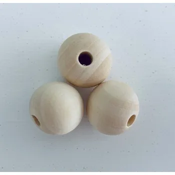 Dřevěný korálek kulatý 12mm