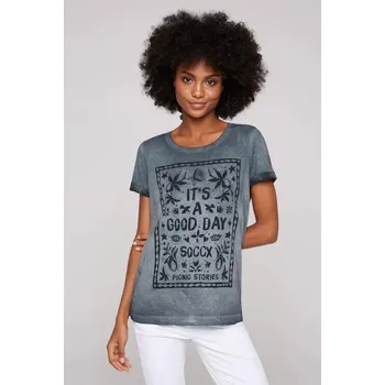 Pánské tričko Soccx TRIČKO ST2403 -3616-31 XL, Modrá