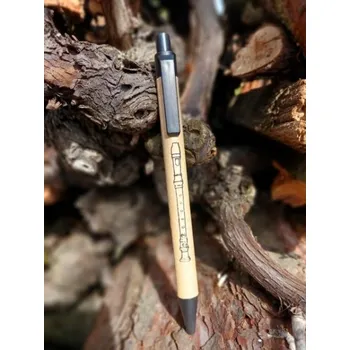 Pero s potiskem zobcová flétna