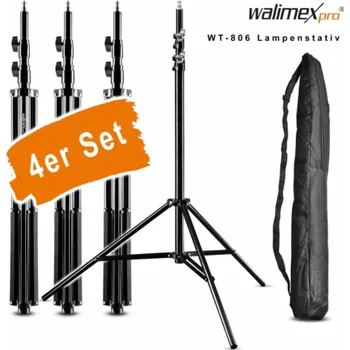 Stativ Walimex pro WT-806 Lampenstativ 256cm 4er Set