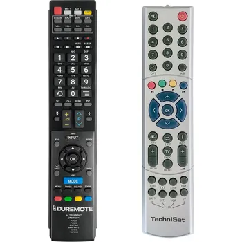 Dálkový ovladač TECHNISAT 103TS103 (S) + ovládání TV (mini TV) - dálkový ovladač duplikát