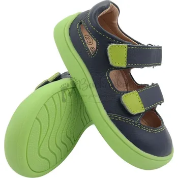 Chlapecké sandály Dětské letní barefoot boty Protetika TERY navy - vel. 28