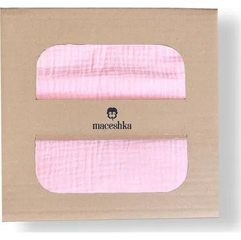 Povlečení Maceshka Mušelínové povlečení Nature, rose