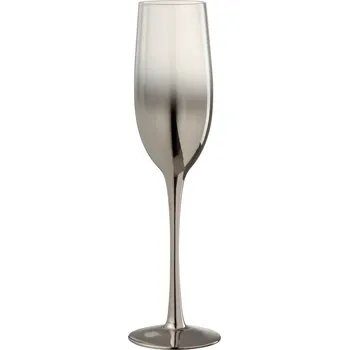 Sklenice Sklenička na šampaňské Silver Glass - Ø 7*25 cm