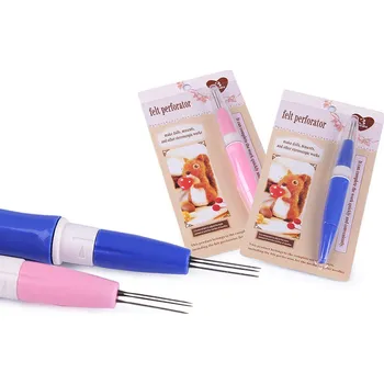 Pero na plstění s jehlami, Balení 1 ks, Varianta 2 modrá