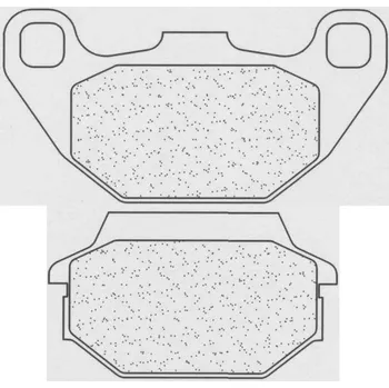 Brzdová destička CL BRAKES Brzdové destičky ze slinutého kovu pro skútry - 3068SC KYMCO Super 8 50 4T 2007-2021