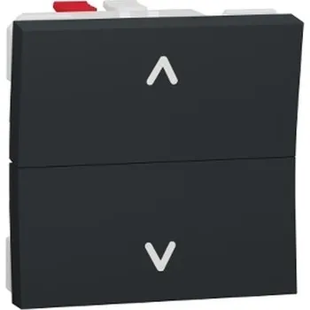 vypínač Schneider Electric Nová Unica žaluziové tlačítko antracit NU320754