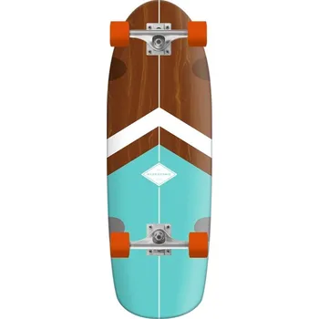 Longboard HYDROPONIC cruiser - Rounded Complete Cruiser Skateboard (CLASSIC 30 TURQUOISE) velikost: