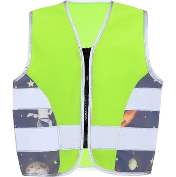Korntex ACTION Dětská bezpečnostní vesta neon green/​ufo 3-4 roky