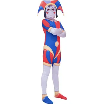 Karnevalový kostým The Amazing Digital Circus dětský kostým Varianta: Pomni, Velikost: 150