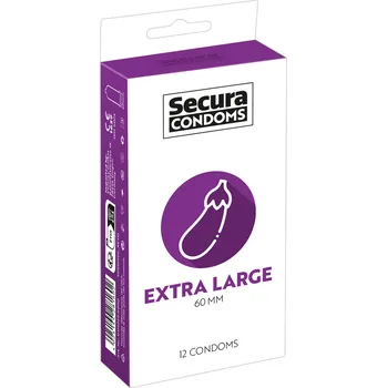 Kondom Secura Extra Large - velké latexové kondomy 12 ks