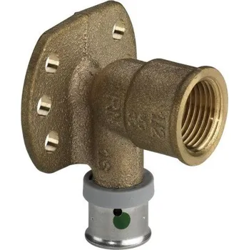 rozdělovač topení Viega PEXFIT PRO 4725.5 nástěnka 16x1/2", s vnitřním závitem, lisovací, voda, bronz