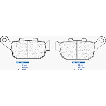Brzdová destička Brzdové destičky CL BRAKES 1250 RX3 HONDA CB 500 F 2013-2020