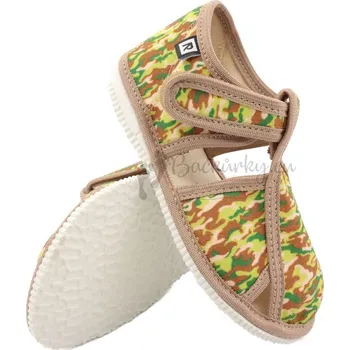 Chlapecké bačkory Dětské pantofle RAK 100015 - MASKAČ ZELENY - vel. 18