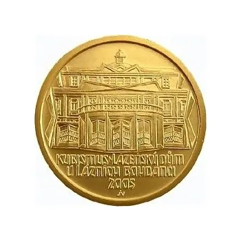 Česká národní banka Zlatá mince 2000 Kč Lázeňský Dům v Lázních Bohdanči Kubismus 2005 Standard 6,22 g