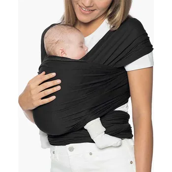 Šátek na nošení dítěte Ergobaby ŠÁTEK/Aura Wrap - Pure Black