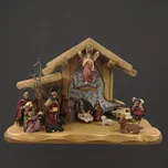 AMADEA Dřevěný betlém BEZ FIGUREK 38 cm, český výrobek