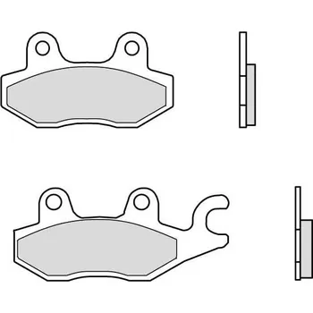 Brzdová destička Brzdové destičky BREMBO Street Sintered Metal - 07YA22SA HONDA CBF 125 2015-2015