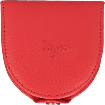 Peněženka Kožený mincovník Lagen Aurore - červená