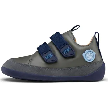 Chlapecké polobotky Barefoot tenisky Affenzahn - Sneaker Leather Buddy Bear Grey chlapecké Velikost: 31