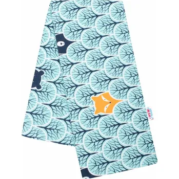 látková plena Flanelová plena s potiskem New Baby zvířata v lese