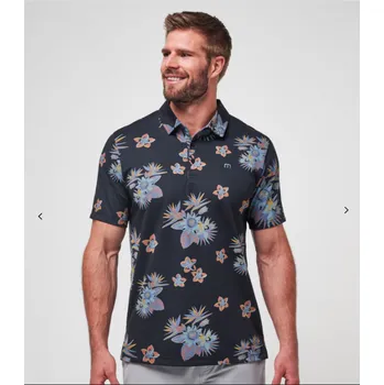 Pánské kalhoty TravisMathew polo Secluded Island - černé: Pánské XXL