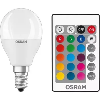 Žárovka OSRAM STAR+ CL P E14 4,9W 230V 470lm 2700K s dálkovým ovladačem