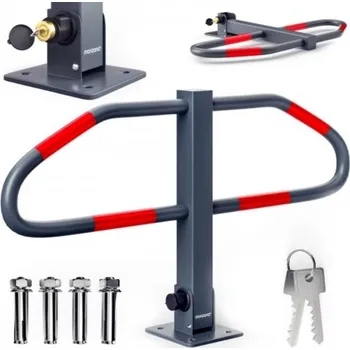 Hračka pro nejmenší Monzana Parkovací závora, oblouk, včetně klíče se stojanem, antracitová