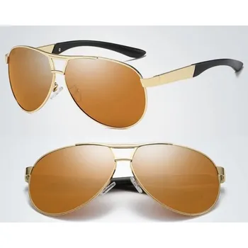 Sluneční brýle Blingstar Sluneční brýle polarizační Allesio Aviator - pilotky - Gold