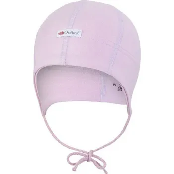 Kojenecká čepice Little Angel Čepice smyk zavazovací plochý šev Outlast® 3 - 42-44 cm, levandule