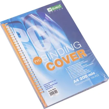 Kancelářská technika d.rect - strana přední A4, 200 mikronů čirá, 100 ks