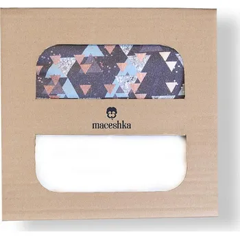 Povlečení Maceshka Povlečení Nature bavlna, Triangles -bílá