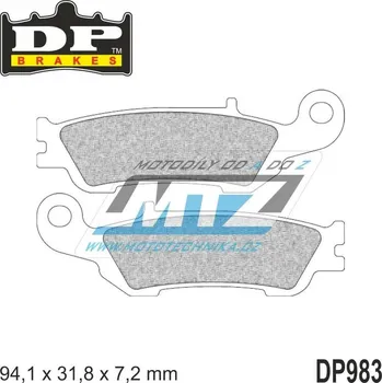 Brzdová destička Destičky brzdové DP983-SDP DP Brakes - směs SDP PRO-MX DP983-SDP
