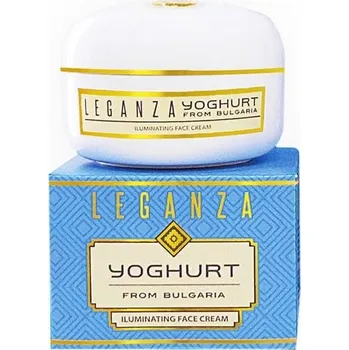 Pleťový krém Leganza rozjasňující krém na obličej s Jogurtem 45 ml