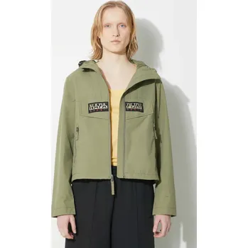 Pánská větrovka Bunda Napapijri Rainforest Op S W, M, zelená, 91X