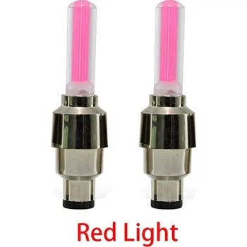 Cyklosvítilna Světla na kolo s LED diodami - 2KS - Růžová