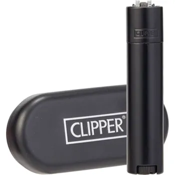 Zapalovač Clipper zapalovač v dárkovém balení Černý Matný