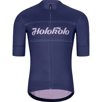 cyklistický dres HOLOKOLO Cyklistický dres s krátkým rukávem - GEAR UP - modrá 4XL