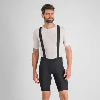 Cyklistické kalhoty SPORTFUL Cyklistické kalhoty krátké s laclem - BIBSHORTS SRK - černá 2XL